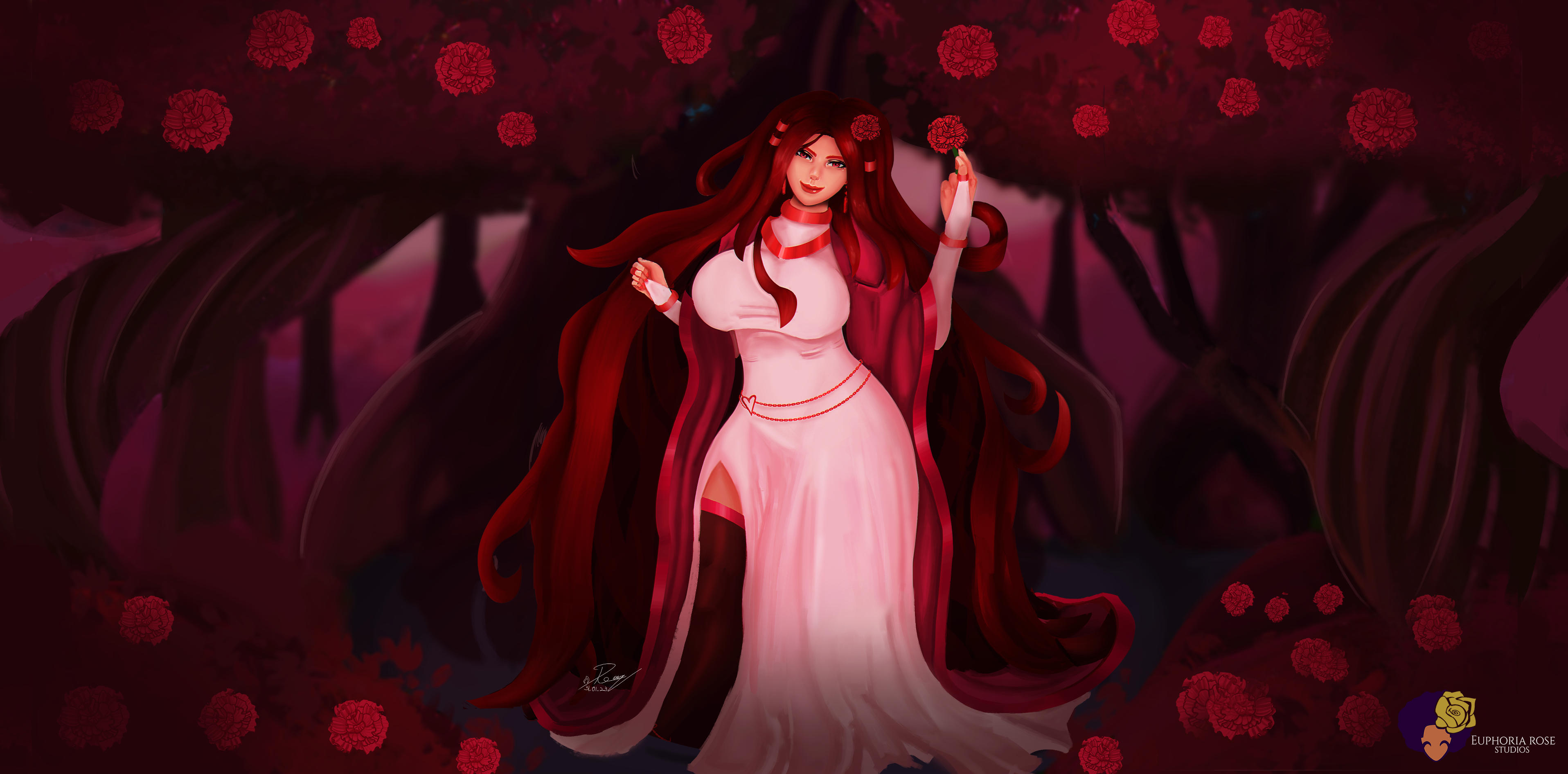 Euphoria Rose Studios - Ignite Hope Splash Art, Digital Illustration